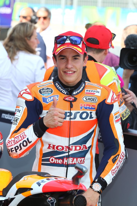 Marquez smashes lap record with Pedrosa completing Repsol Honda 1-2 in Aragón qualifying