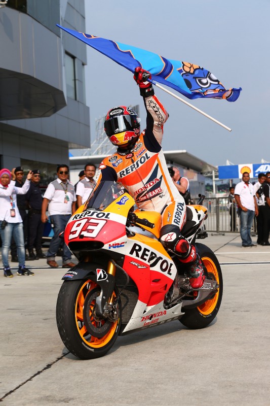 Marquez takes 12th win of 2014 with victory in Malaysia sealing Constructor’s Title for Honda