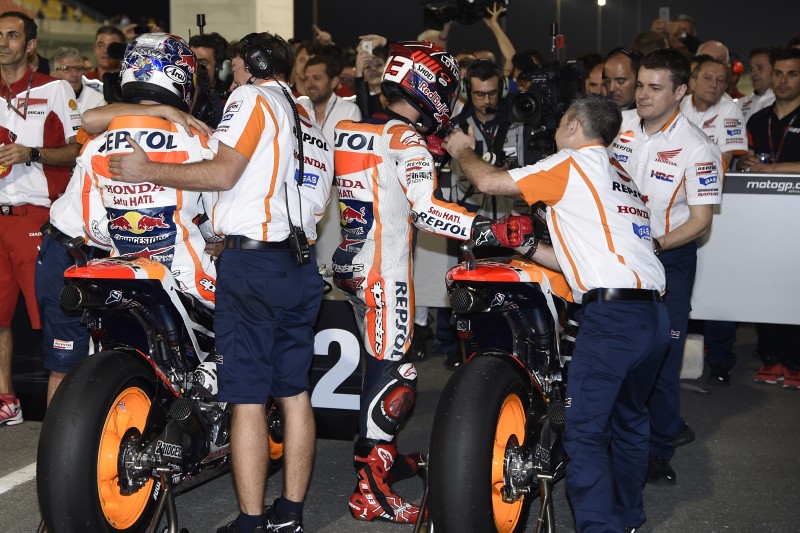Double Repsol Honda front row for opening GP of 2015
