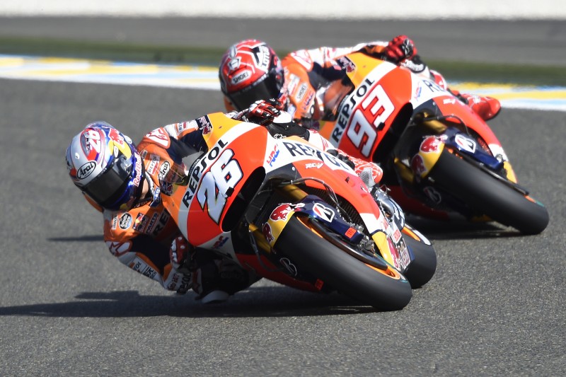 Positive first day for Marquez and Pedrosa in Le Mans