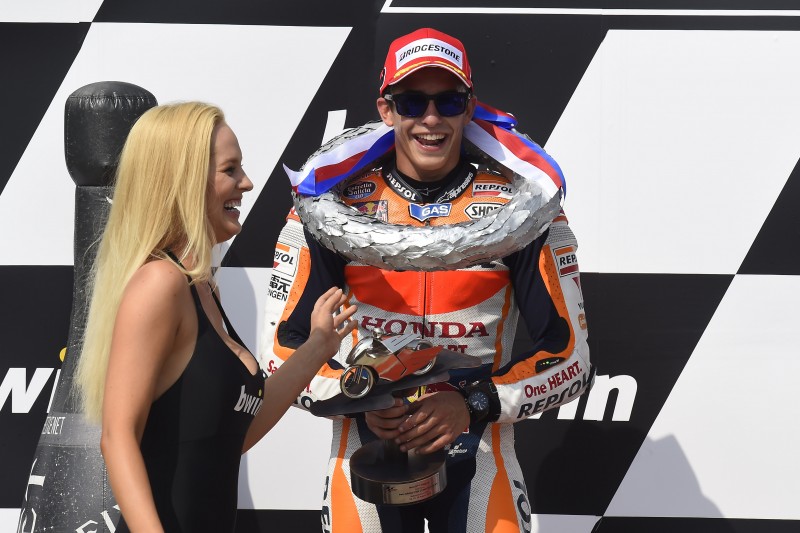 Second place for Marquez in Brno with Pedrosa battling up to 5th
