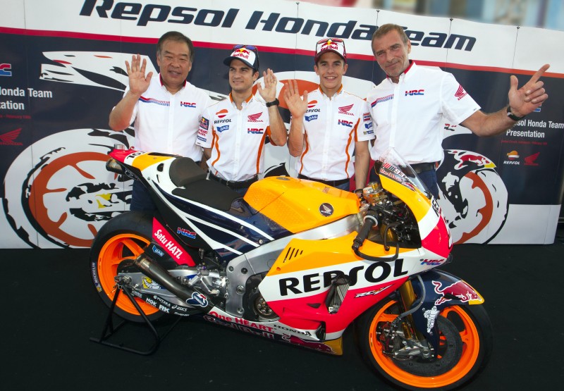 Repsol Honda Team unveil new RC213V in Indonesia