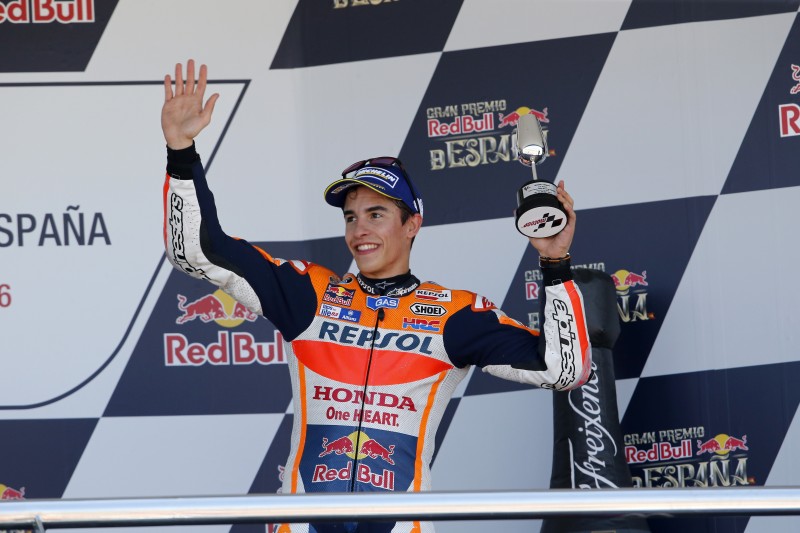 Positive podium for Marquez at Jerez, fourth place for Pedrosa