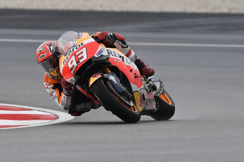 Marquez crashes out of podium battle, remounts and finishes 11th