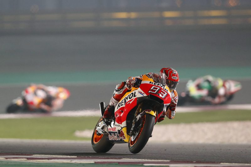 Marquez fourth, Pedrosa fifth in weather-affected Qatar evening