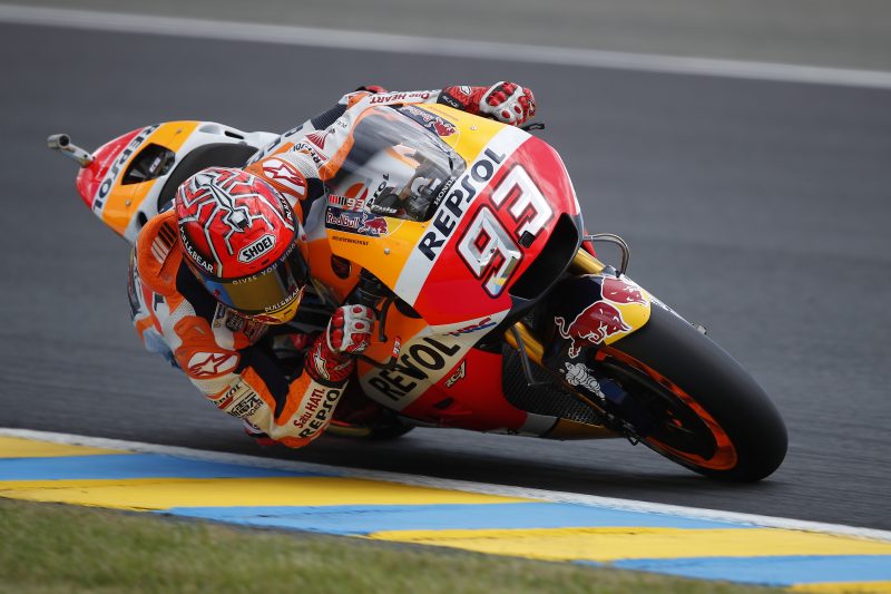 Marquez and Pedrosa fast but out of luck in French qualifying