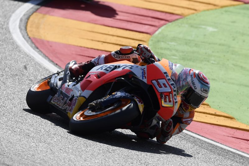 Marquez and Pedrosa on second row at MotorLand Aragon