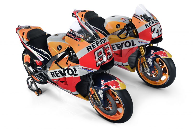 1:18 Repsol Honda Team Marquez #93 #44 Modèle de moto en alliage