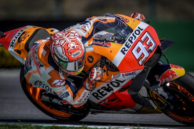 Front row start for Marc Marquez at Brno, Dani Pedrosa 10th