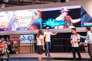 Marc Marquez at HRC’s 2019 official presentation at EICMA (Milan, Italy)