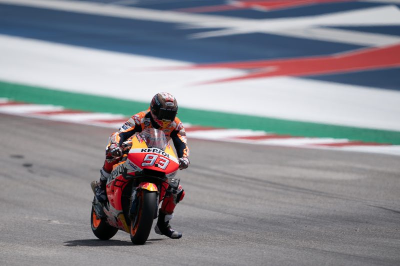 Tight at the top in Texas, Marquez second and Lorenzo 16th on Friday