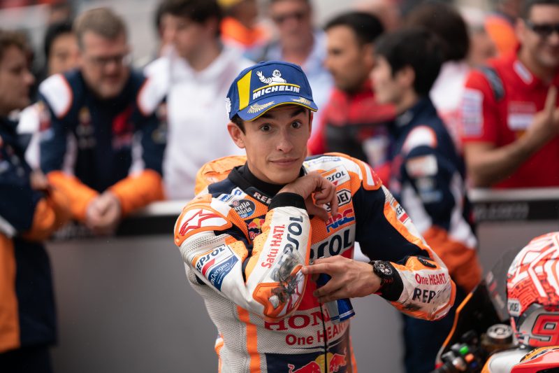 Unstoppable Marquez back on pole in France, Lorenzo improves to eighth