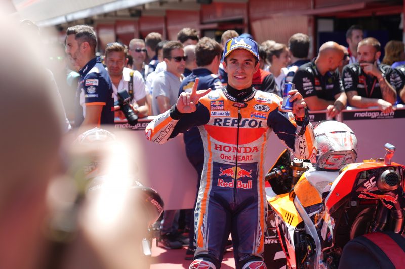 Marquez continues perfect front row record, Lorenzo qualifies tenth
