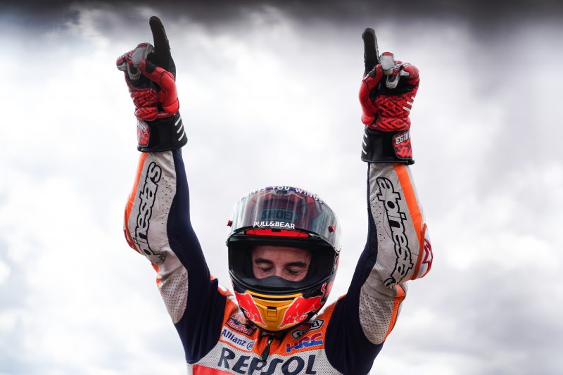 Untouchable Marquez reels in victory at 200th Grand Prix