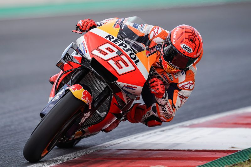 Second row start for returning Marquez
