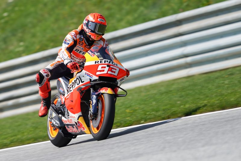 Second and fourth row starts for Marquez and Espargaro in Austria