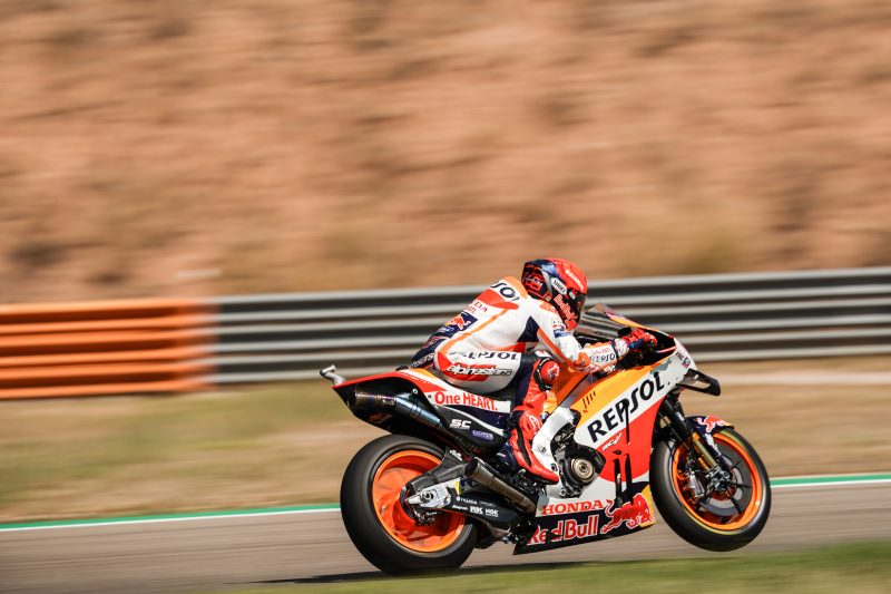 Narrow margins the difference on Saturday in Aragon