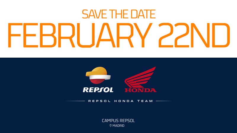 Repsol Honda Team set launch for February 22