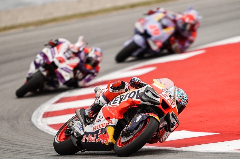 Boosted Marquez takes fight to Q2 and the top ten