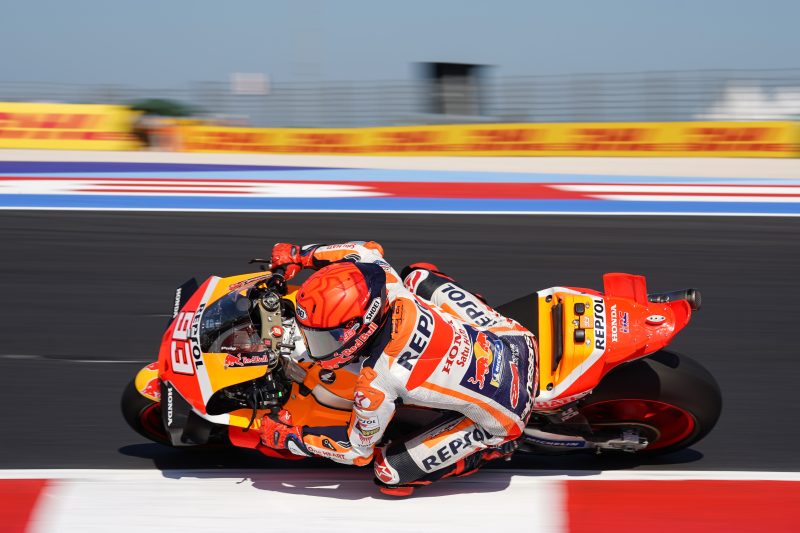 Marquez rockets to Q2 with sixth fastest time